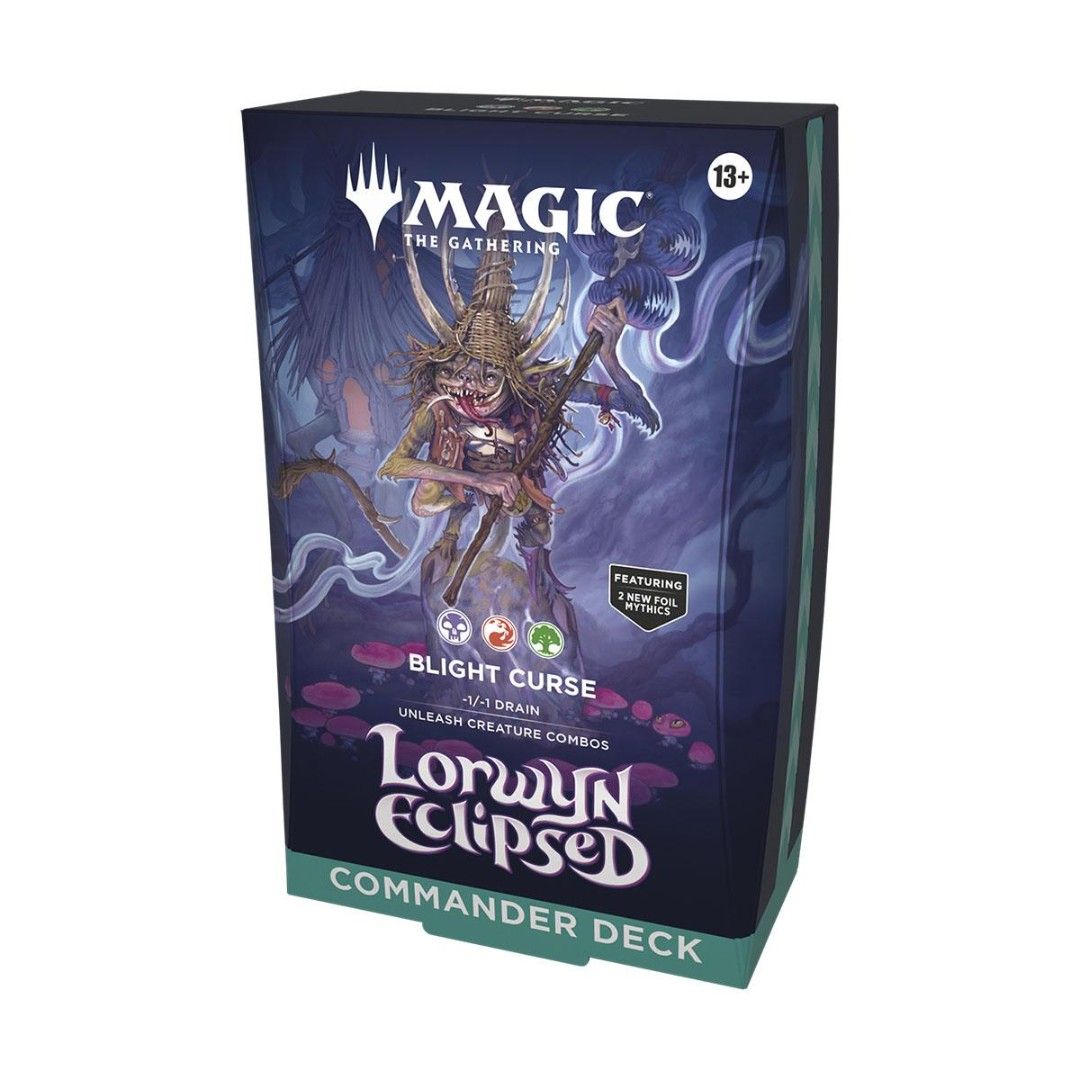 Magic The Gathering Lorwyn Eclisped Commander Deck Blight Curse