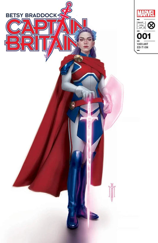 The 616 Comics BETSY BRADDOCK CAPTAIN BRITAIN 1 MIGUEL MERCADO Trade Dress Variant