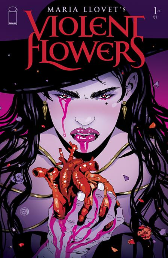 Violent Flowers #1 Cover C Maria Llovet Heart Variant