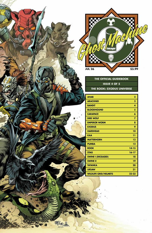 Ghost Machine: The Official Guidebook #4 Cover C Ivan Reis Variant