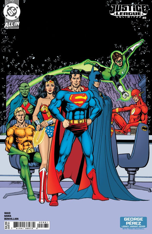 Justice League Unlimited #8 Cover F George Pérez Legacy Variant