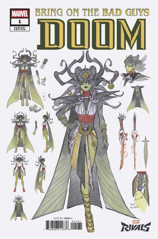 Bring on the Bad Guys: Doom #1 Peach Momoko Marvel Rivals Variant
