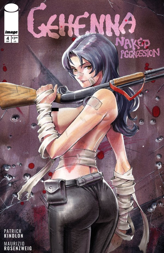 Gehenna: Naked Aggression #4 Cover C Rodrigo Yoshimiya NSFW Variant Polybagged