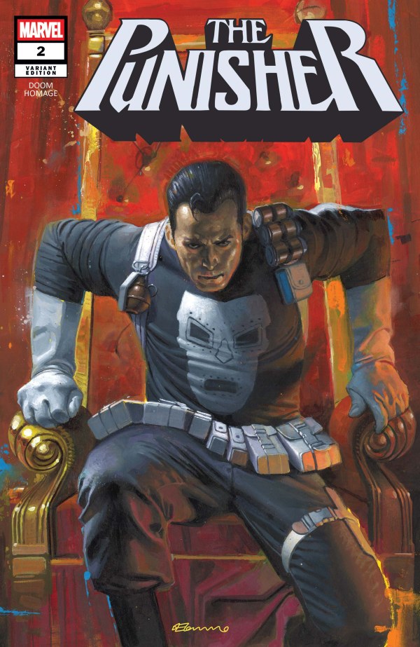 Punisher #2 Fabrizio De Tommaso Doom Homage Variant