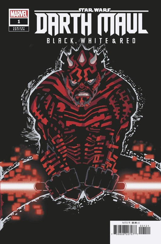 Star Wars: Darth Maul - Black, White & Red #1 variant edition