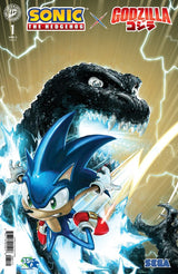 Sonic the Hedgehog x Godzilla #1 Cover D Clayton Crain Variant