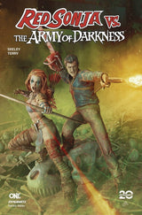 Red Sonja vs. the Army of Darkness #1 Cover K 1:10 Björn Barends Foil Variant