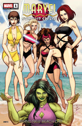 Marvel Swimsuit Special: Brand New Beach Day #1 1:25 John Romita Jr. Variant