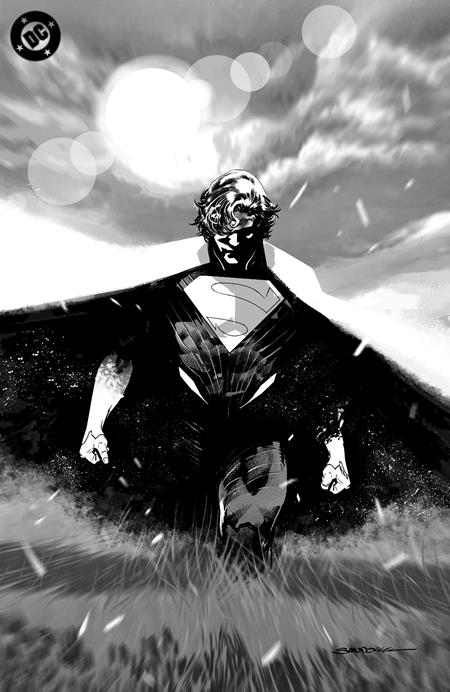 Absolute Superman: Noir Edition #1 Cover C Rafa Sandoval Black & White Foil Card Stock Virgin Variant