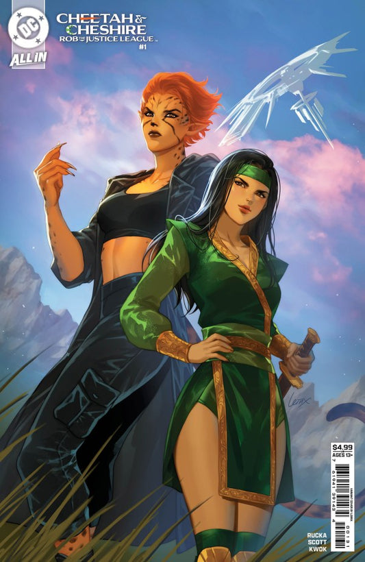 Cheetah and Cheshire Rob the Justice League #1 Cover C Lesley 'Leirix' Li Variant