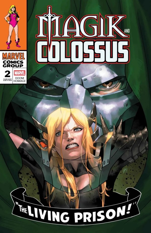 Magik and Colossus #2 Yasmine Putri Doom Homage Variant