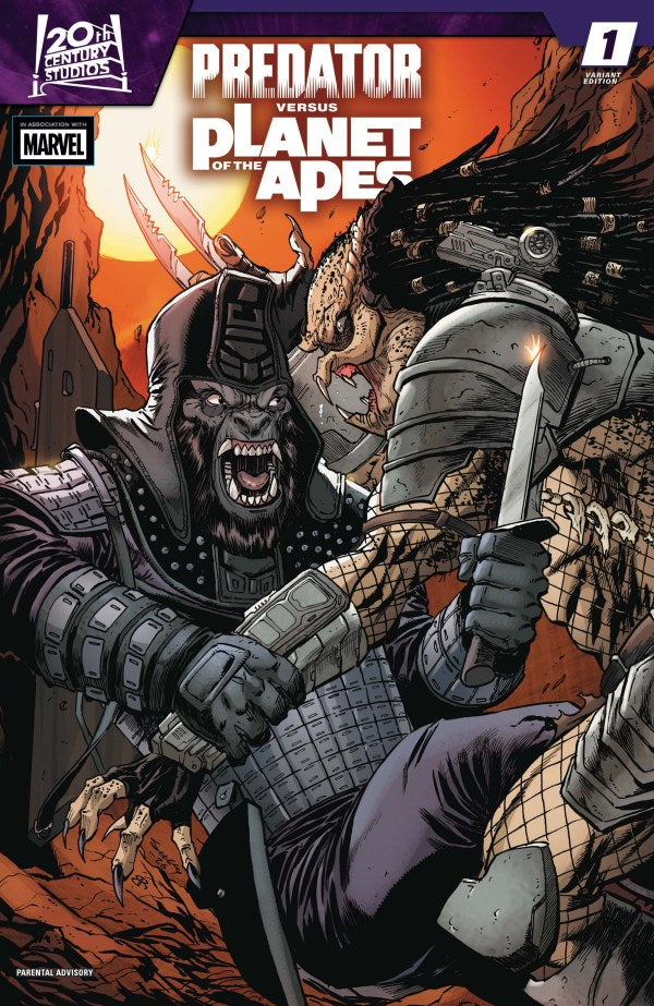 Predator vs. the Planet of the Apes #1 Tim Seeley Variant