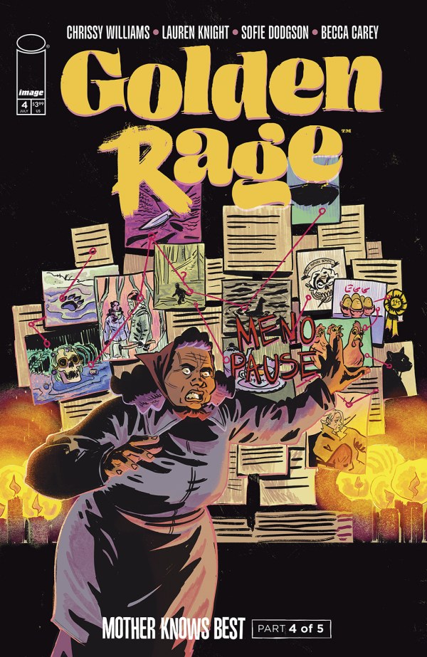 Golden Rage: Mother Knows Best #1-5 Main Cover Full Set