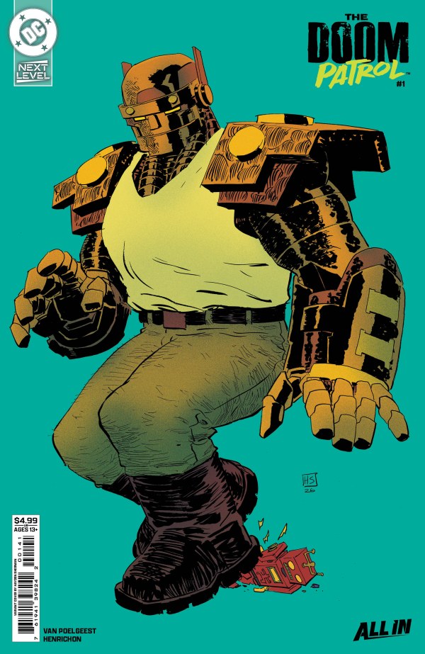 The Doom Patrol #1 Cover D Hayden Sherman Next Level Variant