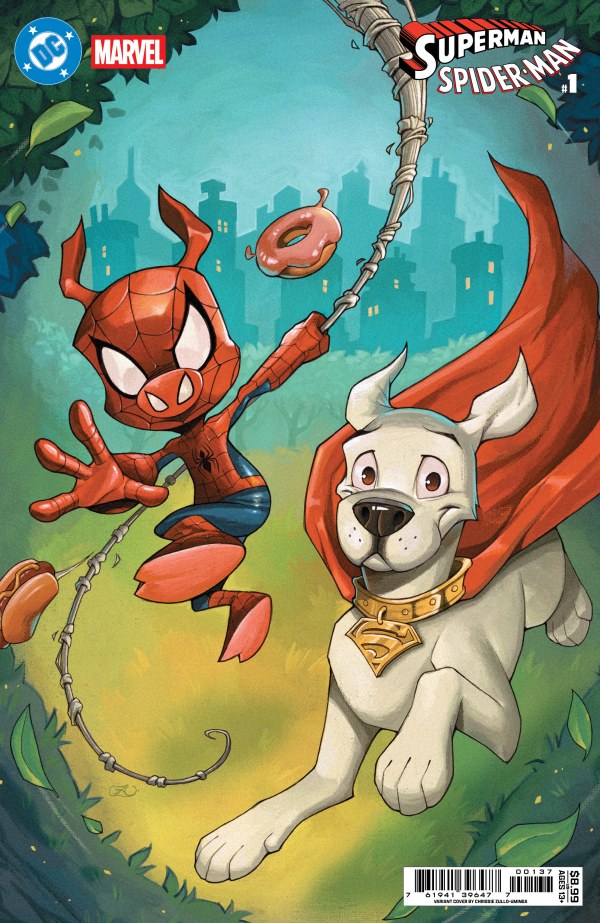 DC / Marvel: Superman / Spider-Man #1 Cover W Chrissie Zullo Uminga Variant