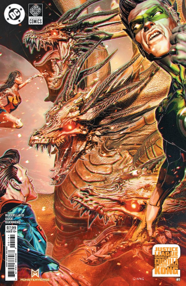 Justice League vs. Godzilla vs. Kong 2 #1 Cover E John Giang Foil Variant