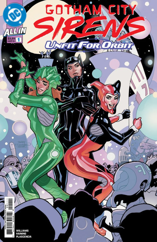 Gotham City Sirens: Unfit for Orbit #1-5 Main Cover Full Set