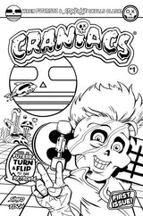 Craniacs #1 Cover D Joe Simko Black & White Variant