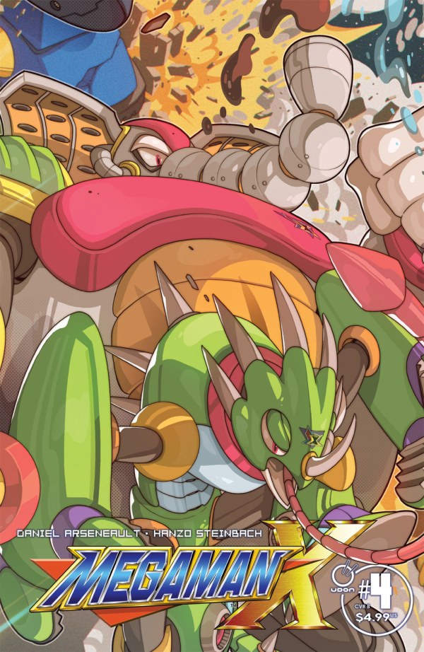 Mega Man X #4 Cover B Edwin Huang Connecting Variant