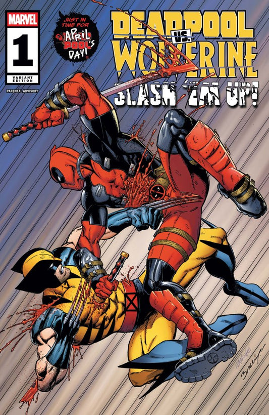 Deadpool vs. Wolverine: Slash 'Em Up #1 Mark Bagley Variant
