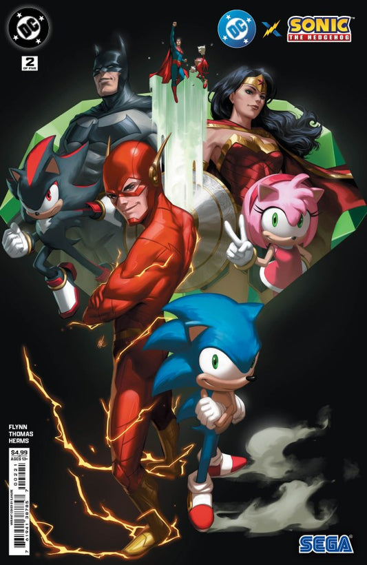 DC x Sonic the Hedgehog #2 Cover B Ejikure Variant