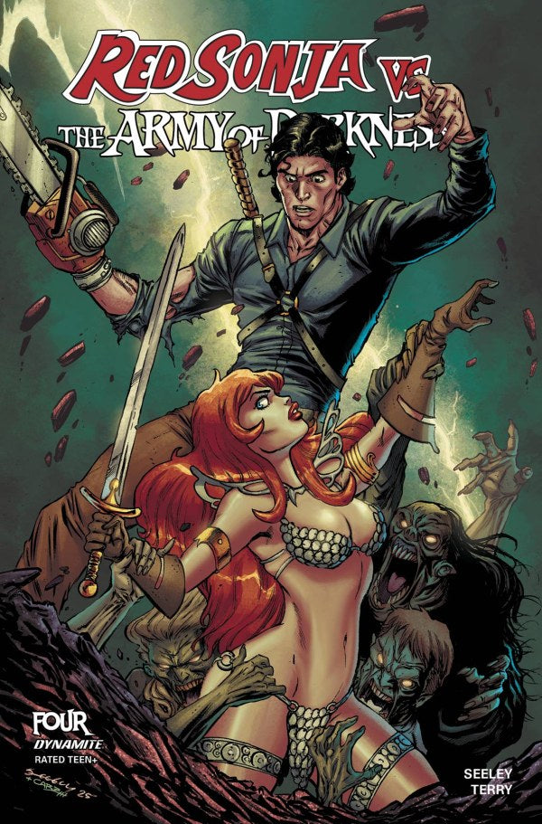 Red Sonja vs. the Army of Darkness #4 Cover B Tim Seeley Variant