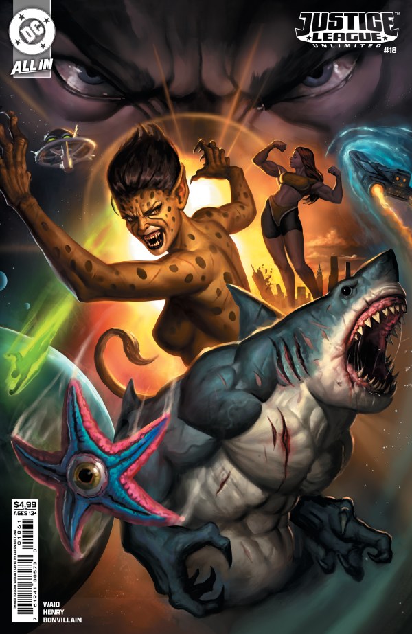 Justice League Unlimited #18 Cover E Aaron Bartling Things to Come Variant