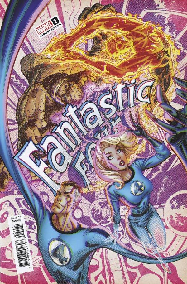 Fantastic Four #1 Anniversary variant J. Scott Campbell