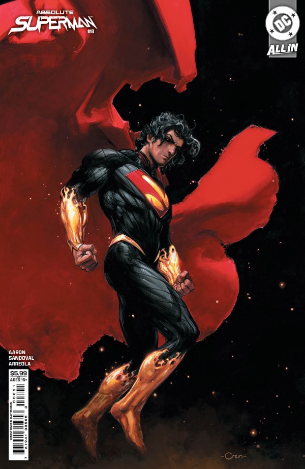 Absolute Superman #8 Cover B Clayton Crain Variant