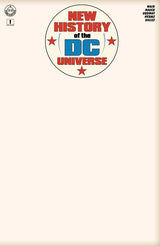 New History of the DC Universe #1 Cover G Blank Variant