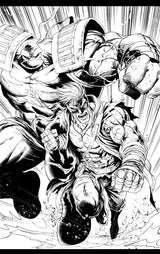 Final Boss #1 Cover J Tyler Kirkham Black & White Youngblood Team-Up Virgin Variant