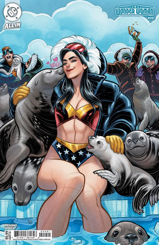 Wonder Woman #29 Cover E Elizabeth Torque Sweater Weather Variant