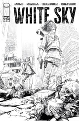 White Sky #4 Cover C J. P. Mavinga Black & White Variant
