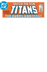 Tales of the Teen Titans #44 Facsimile Edition 2024 Blank Variant