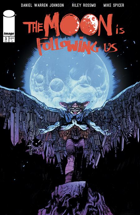 The Moon Is Following Us #5 Cover B Daniel Warren Johnson Variant