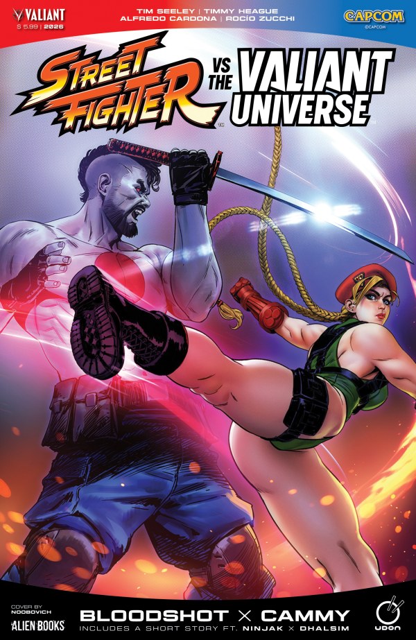 Street Fighter vs. The Valiant Universe Special Special #1 Cover D Noobovich Variant