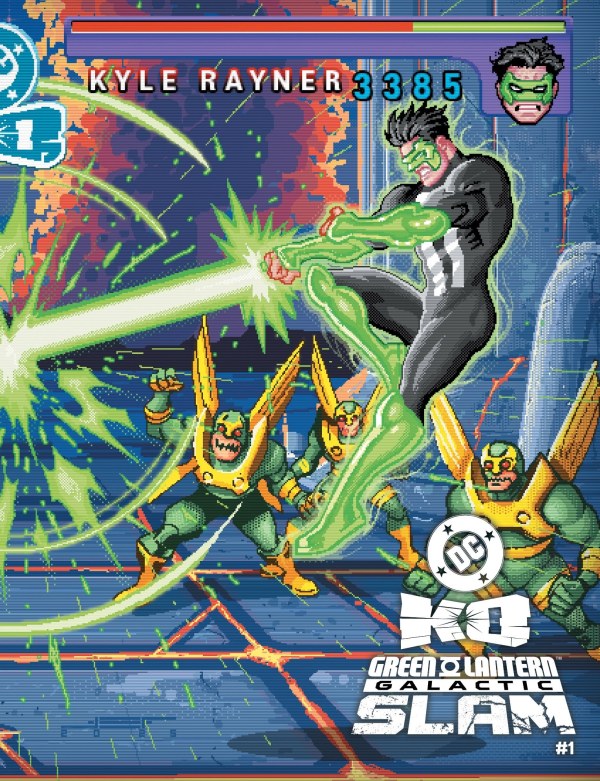 DC K.O.: Green Lantern Galactic Slam #1 Cover E Juan Ferreyra Wraparound Variant
