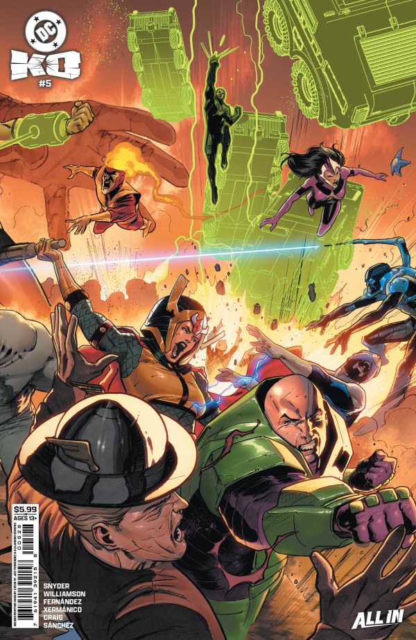 DC K.O. #1-5 Javier Fernández Connecting Full Set