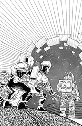 Assorted Crisis Events #6 Cover D Eric Zawadzki Black & White Youngblood Team-Up Wraparound Virgin Variant