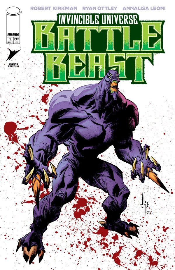 Invincible Universe: Battle Beast #1 2nd Printing Jason Howard
