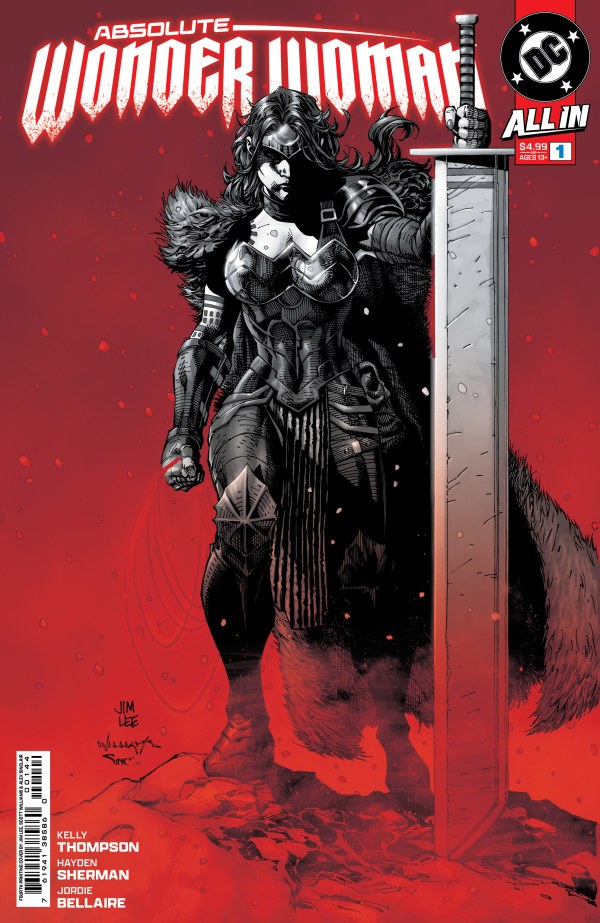 Absolute Wonder Woman #1 4th Printing Jim Lee