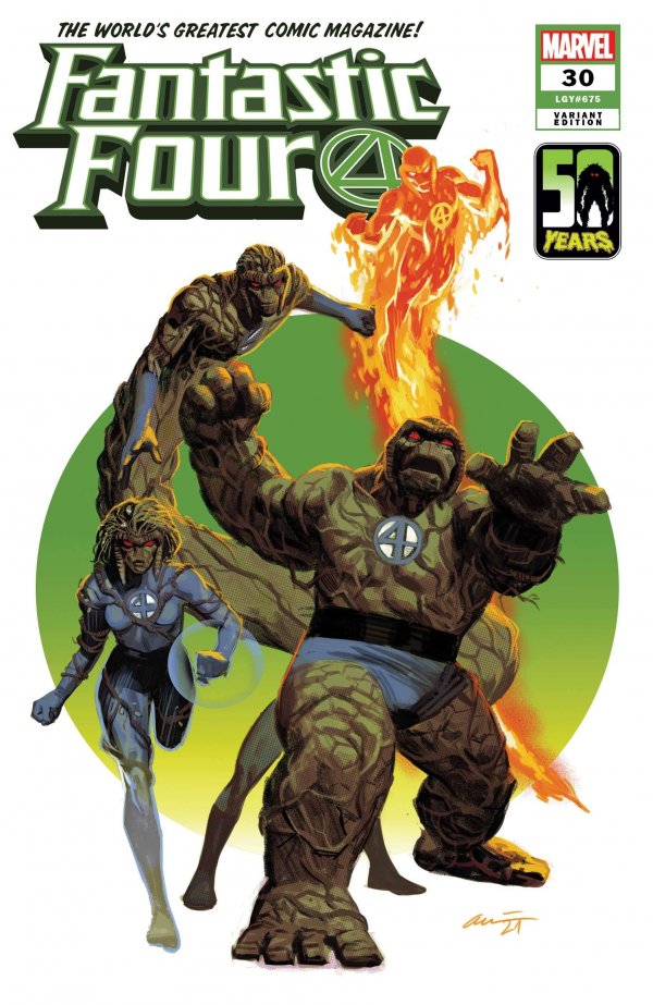 Fantastic Four #30 Daniel Acuña Man-Thing 50th Anniversary Variant (2021)