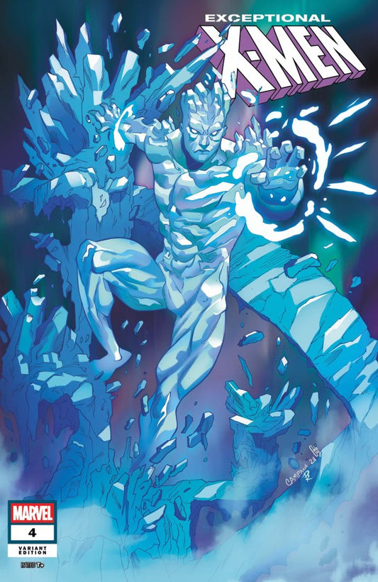 Exceptional X-Men #4 Chris Campana Iceman Variant