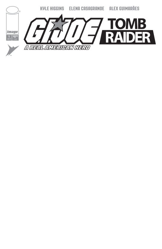 G.I. Joe: A Real American Hero / Tomb Raider #1 Cover G Blank Variant