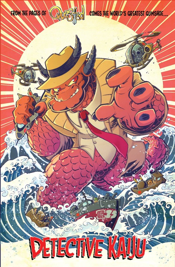 Detective Kaiju #1 Cover D Jon Sommariva Variant