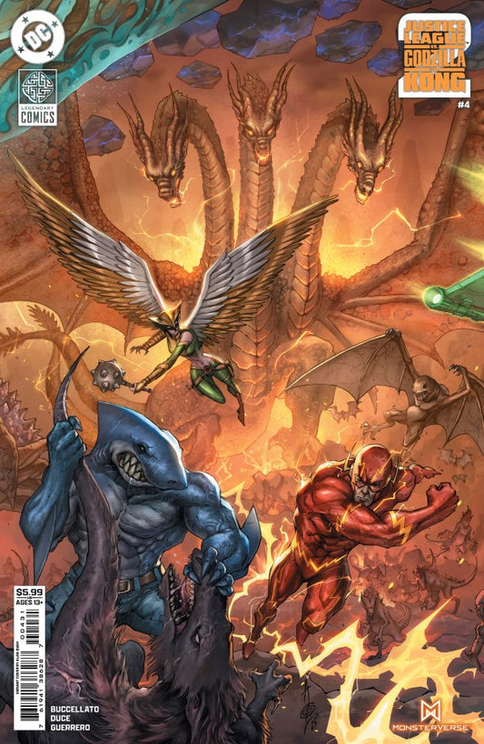 Justice League vs. Godzilla vs. Kong 2 #4 Cover C Alan Quah Connecting Variant