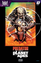 Predator vs. the Planet of the Apes #1 Chris Campana Movie Poster Homage Variant