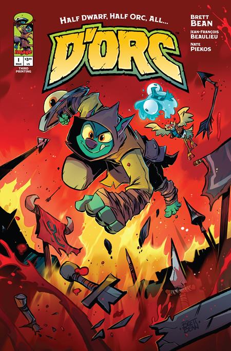 D'Orc #1 3rd Printing Brett Bean