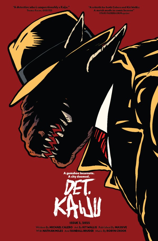 Detective Kaiju #3 Cover C Michael Calero Homage Variant