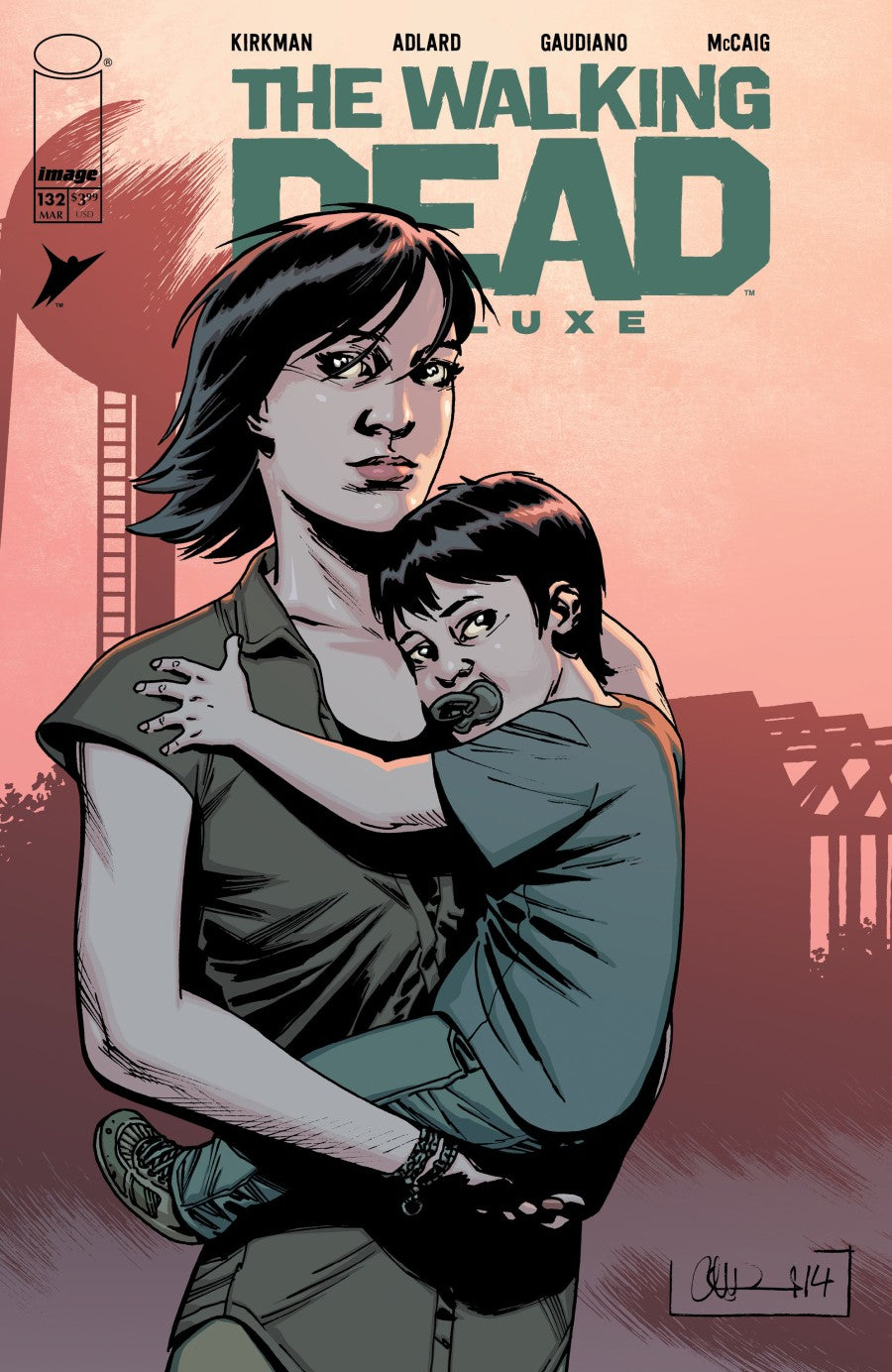 The Walking Dead Deluxe #132 Cover B Charlie Adlard Variant
